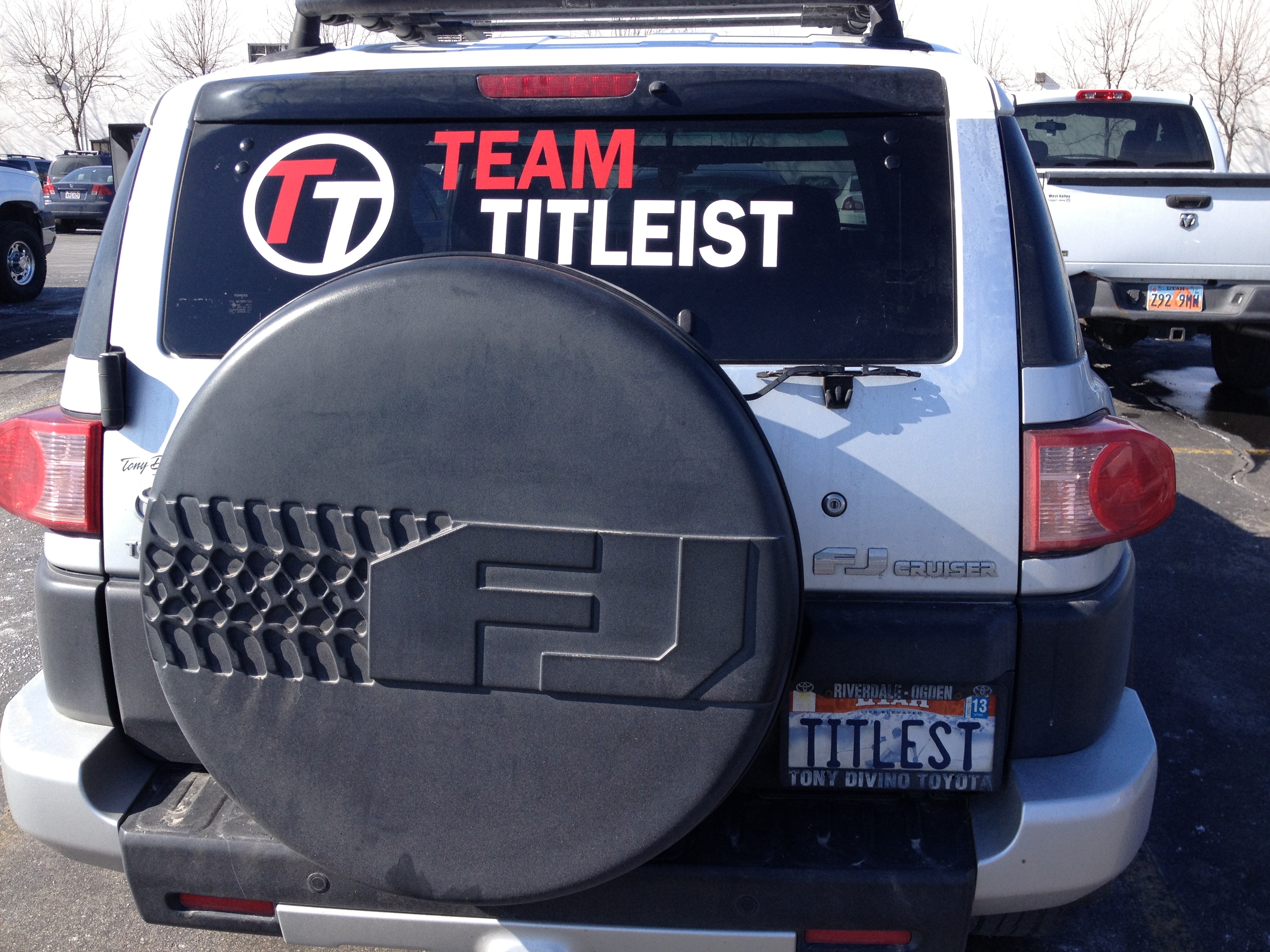 titleist car decal