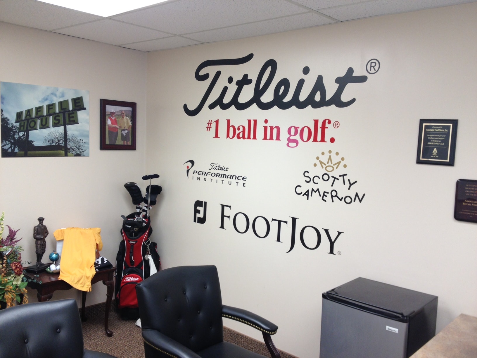 titleist car decal