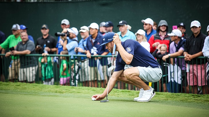 Also on the practice putting green we found...