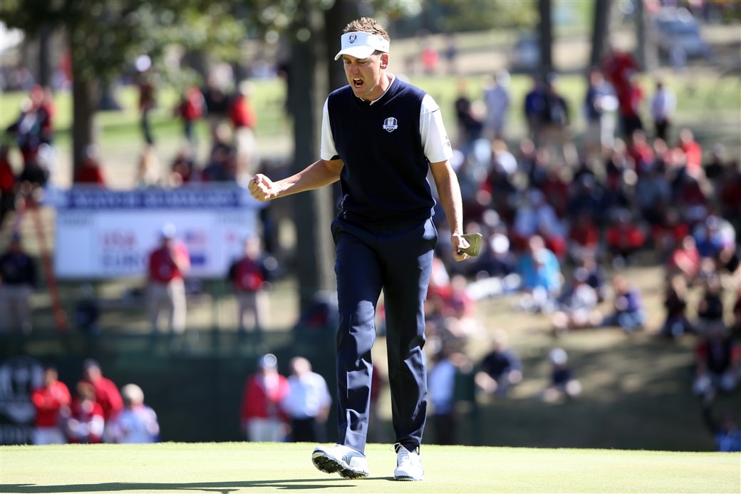 Ian Poulter from the 2012 Ryder Cup at Medinah