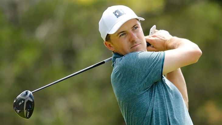 Jordan Spieth Tees off at the Valero Texas Open with a Titleist TS3 driver